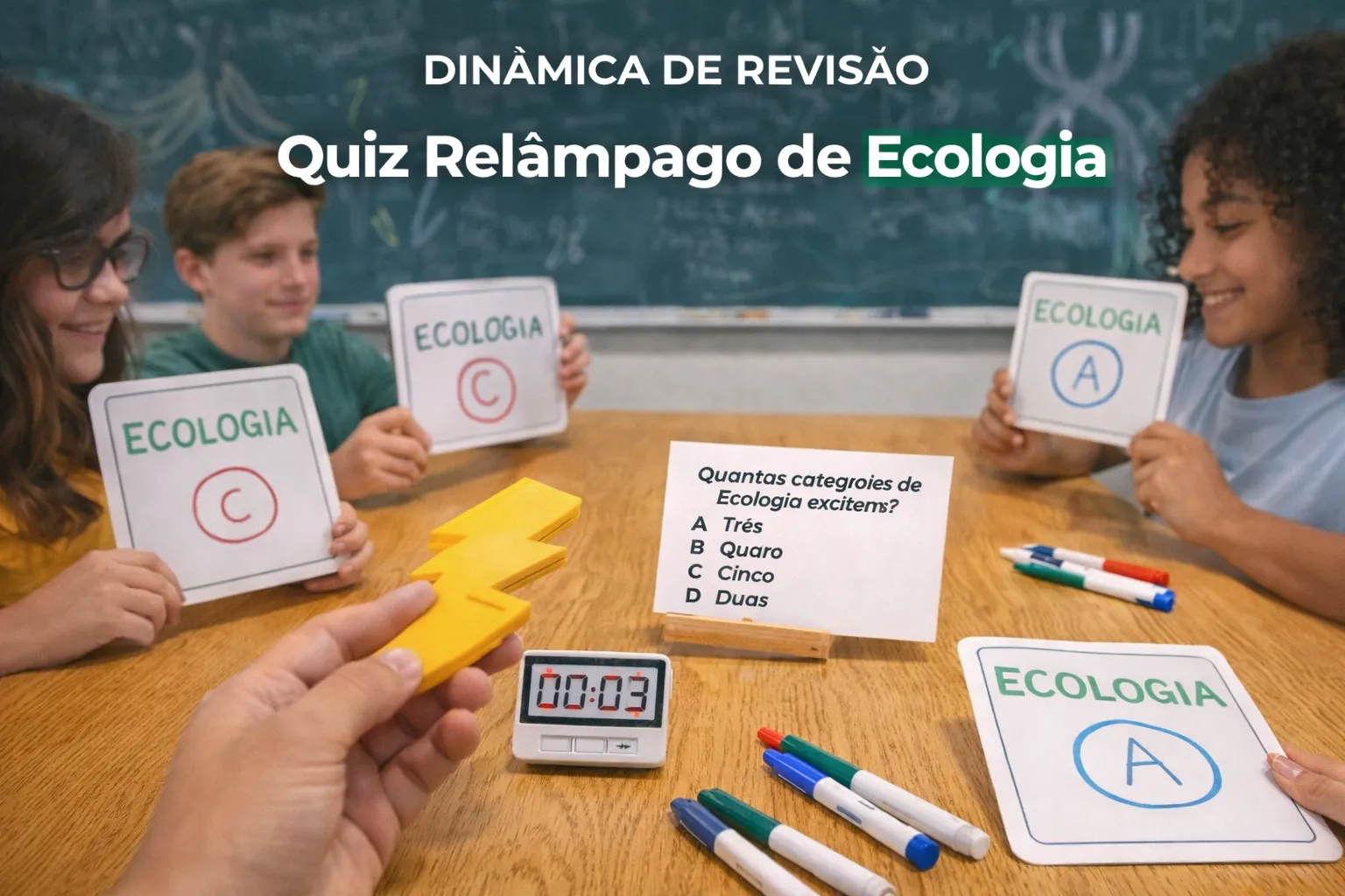 Preview: Quiz Relâmpago de Ecologia