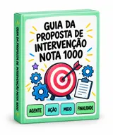 Capa do bônus Guia da Proposta de Intervenção Nota 1000