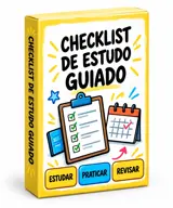 Capa do bônus Checklist de Estudo Guiado